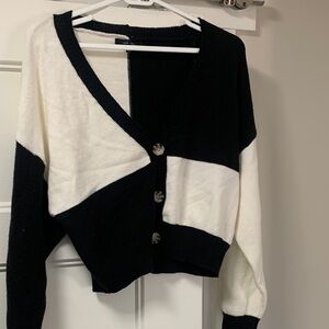 Black and White Women's Sweater